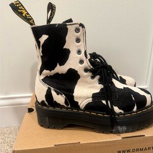 Jadon cow hair Doc Martens